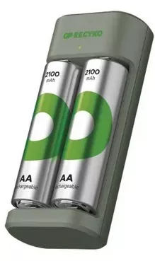 AKKUTÖLTŐ + 2xAA 2100mah GP GP Akkumulátor töltő Eco E221+2xAA