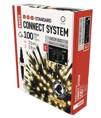 LED FÉNYFÜZ.2,5m JÉGCSAP MELEG FH@