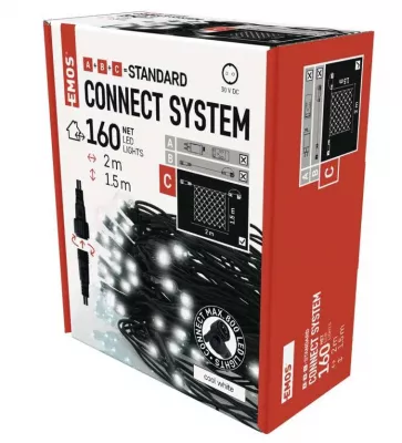 LED FÉNYFÜZ HÁLÓ 1,5x2 m HIDEG FH@