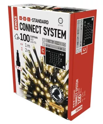 LED FÉNYFÜZ HÁLÓ 1x2 m MELEG FH@