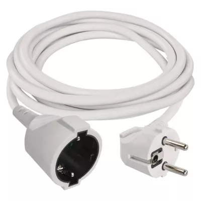 Dugós 1,4m lengőcsatlakozó H05VV-F3x1mm2 fehér