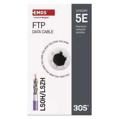 FTP ADATKÁBEL CAT5E LSZH 305M