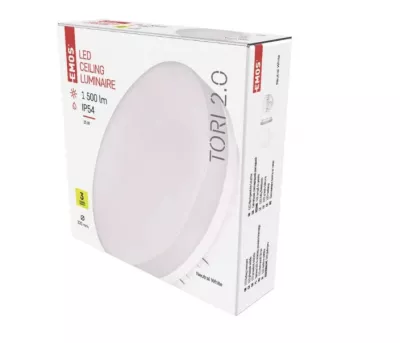 LED LÁMPATEST 15W 4000K EMOS LED MENNYEZETI LÁMPA TORI 15W