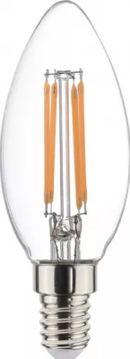 LED gyertya E14 4,5W 2700K FILAMENT ToLEDo RT Candle V5 CL DIM 470lm
