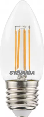 LED GYERTYA E27 4,5W 2700K FILAMENT@ ToLEDo RT Candle V5 CL 470LM 827 E27