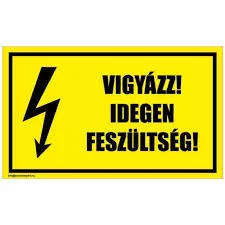 ÖNTAP.MATRICA VIGYÁZZ IDEGEN FESZ.