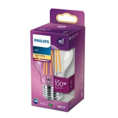 Philips E27 LED 10,5W 1521lm 2700K meleg fehér - 100W izzó helyett