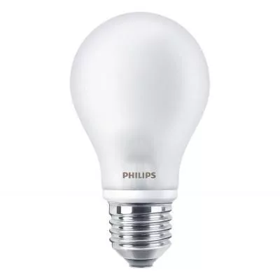 Philips E27 LED normál, 7 W, 806 lm, 2700 K, opál - 60 W izzó helyett
