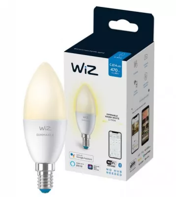 Wiz wifi CL37 40W E14 w ble 2700K, 470LM