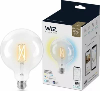Wiz wifi G120 60W E27 cl tw 2700-6500K, 806LM H:929003017801