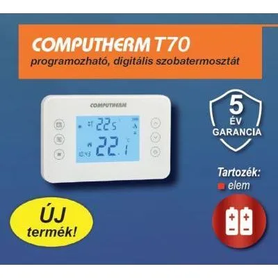 COMPUTHERM Szobatermosztát digitális T7 programozható