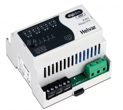 VILÁGÍTÁS VEZÉRLŐ RELÉ HELVAR 494 4x10A