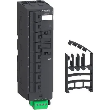 Modbus osztó, 10 RJ45 és 1 csavaros csatlakozó
