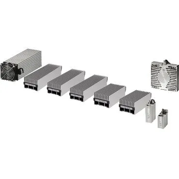 Ellenállásfűtés Ventilátorral 200W 230V alu