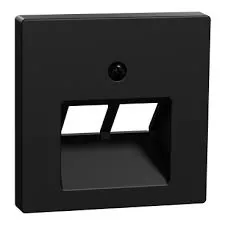 MERTEN SYSTEM-M FEDLAP 2XRJ45 FEKETE