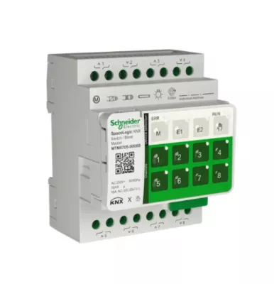 KNX KAPCSOLÓ/ÁRNYÉKOLÓ AKTOR 8(4) SPACELOGIC