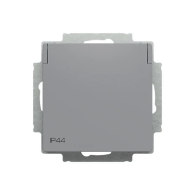 ZONI Dugalj földelt gyv.IP44 szürke