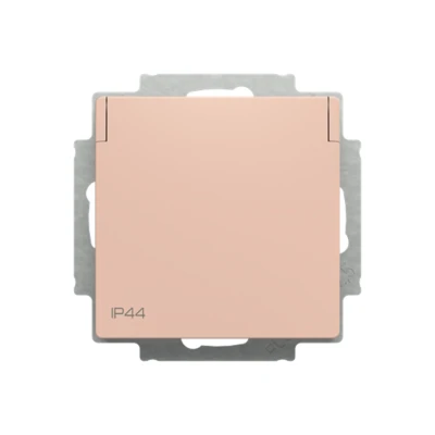 ZONI Dugalj földelt gyv. IP44 púder