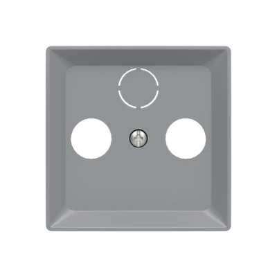 ZONI TV-R-Sat fedlap szürke