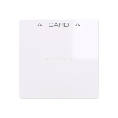 ZONI Kártyakapcsoló fedlap fehér