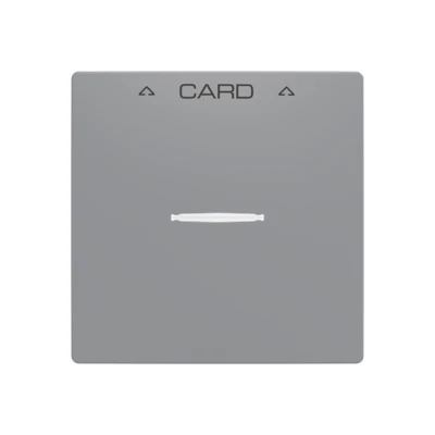 ZONI Kártyakapcsoló fedlap szürke
