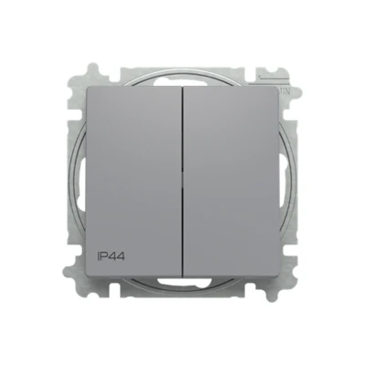 ZONI 105 betét+bill. IP44 szürke
