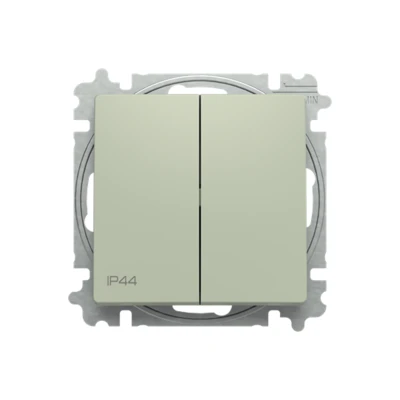 ZONI 105 betét+bill. IP44 olíva