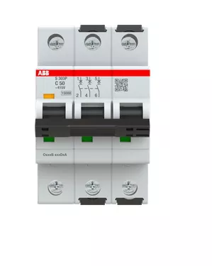 KISMEGSZAKÍTÓ 3P C 50A 15KA S303P-C50