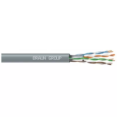 UTP CAT6 4x2xAWG23 FALKÁBEL PVC 4x2x 051, réz
