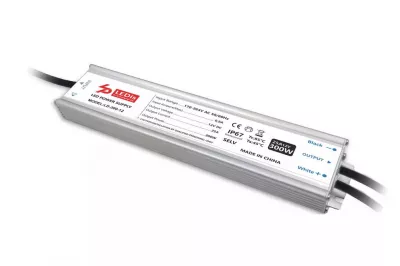 LED tápegység300W 12VDC 25A 100-240V IP67 aluminium ház