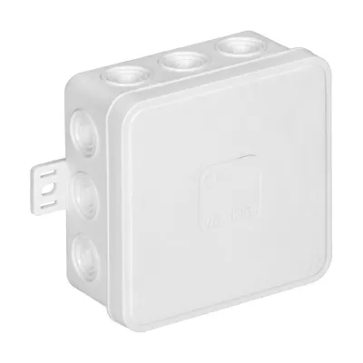 KÖTŐDOBOZ 85x85x41 IP54 FEHÉR CLICK
