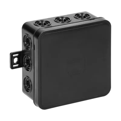 KÖTŐDOBOZ 100x100x41 IP54 FEKETE CLI