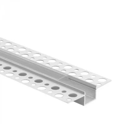 LED PROFILSÍN GIPSZKAR. FH. ÁTL. 2M@ 2M/db ÁTL. FEDÉLLEL+VÉGZÁRÓ