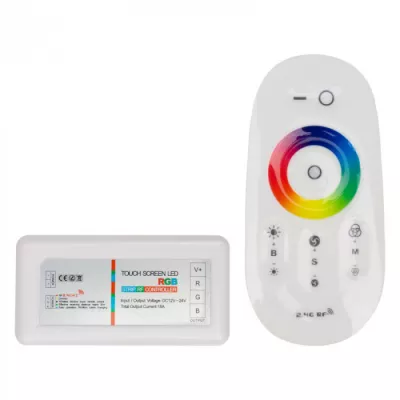 LED VEZÉRLŐSZETT 216W 18A RGB. @