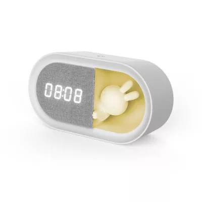 ÉBRESZTŐÓRA ASZTALI USB 0,5W SÁRGA@