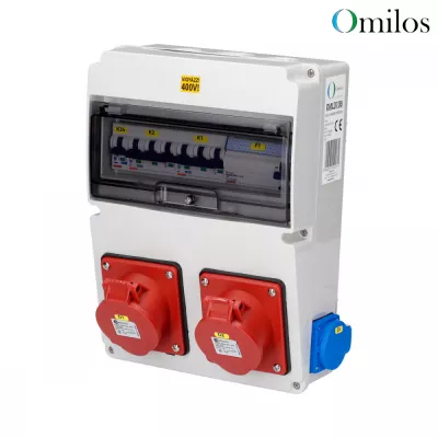 IPARI KOMB 2x230V/2x5P+1P16+3P16+FI@