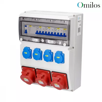 IPARI KOMB 4x230V/5P16/32+1/3P16+FI@