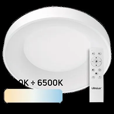 ULTRALUX LED mennyezeti lámpa távirányítóval 72W 5500Im dimmelhető