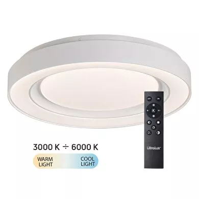 LED MENNY.72W 7200Im CCT FH.@ Ultralux LED mennyezeti lámpa távirk