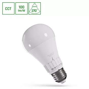 LED E27 10W 230V CCT 1100Im 3-6000K@
