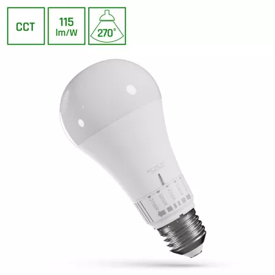 LED E27 13W 230V CCT 1500Im 3-6000K@