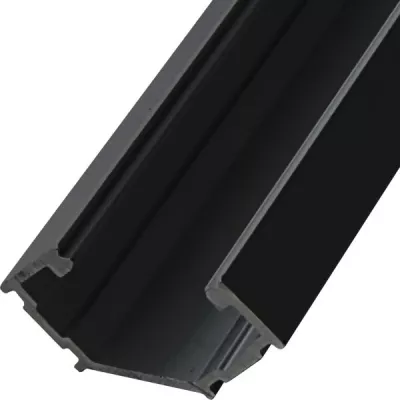 LEDprofil LL-07Bsarok fényesfek 2m