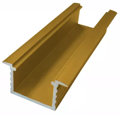 LED profil LL-05 sülly. arany 2m