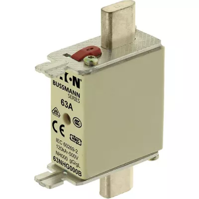 BUSSMANN késes betét 00-63A GG/GL 500V