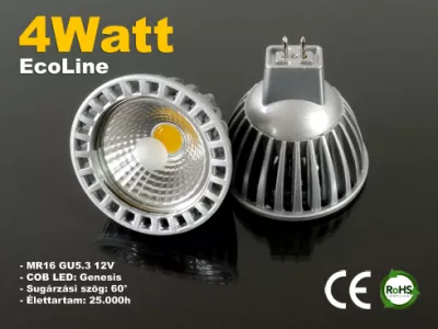 LED MR16 4W GU5.3 6500K 240lm