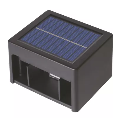 Napelemes led falilámpa, fel- le mozgásérzékelővel, 20lm