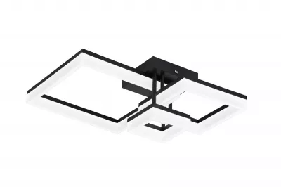 Amilia menny.LED22W 47x47cm fekete@
