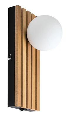 Noxelle fali G9 1x5W tölgy+fehér