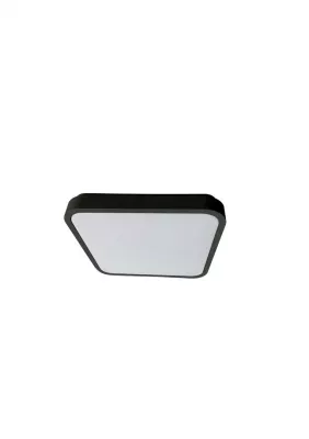 ALENZO mennyezeti lámpa LED 24W 29x29cm fekete