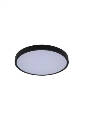 ALENZO mennyezeti lámpa 18W, D30,5cm fekete